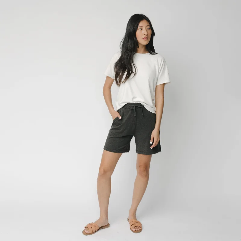 Women's Ultra-Soft Bamboo Mid-Length Shorts Affordable Luxury Women's Garments