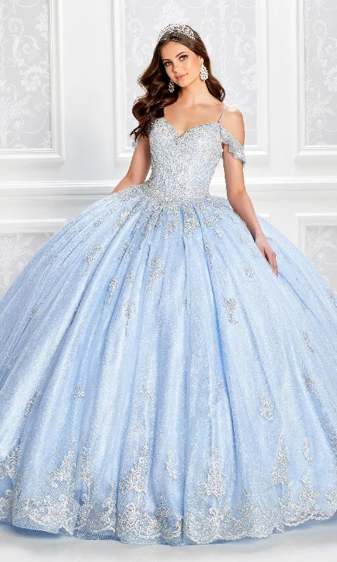 Seasonal Women's Fashion Trends Light Blue Quinceanera Dress: Princesa PR22032