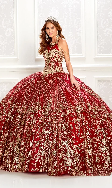 Women's Party Outfit Wine Red Quinceanera Dress: Princesa PR22034
