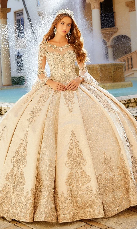 Extreme Clearance Deals Princesa PR12004 Quinceañera Dress with Bell Sleeves