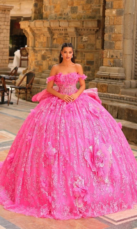 Trendy Fashion Sale 3D Flower Quinceanera Dress: Amarra 54233