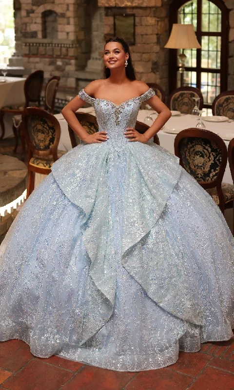 Trendy Attire For Her Glitter Quinceanera Dress: Amarra 54240