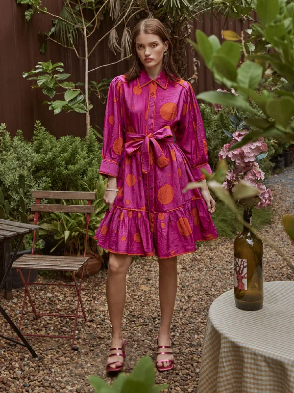 VIP Member Discount Wonka Polka Tiered Dress