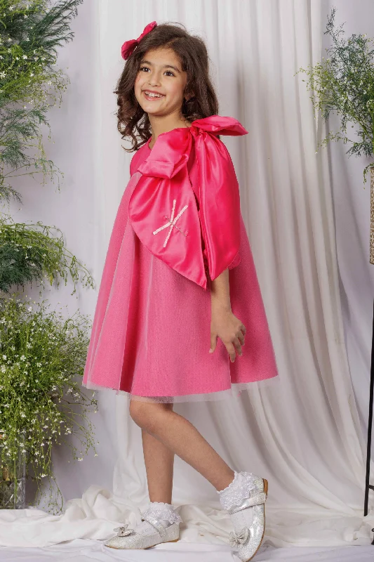 Hot Deals Luxe Rosy Wave Dress