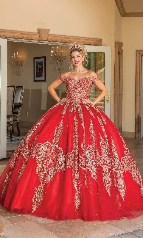 Score Big On Glamorous Red - Carpet Styles Quinceanera Dress 1783 By Dancing Queen