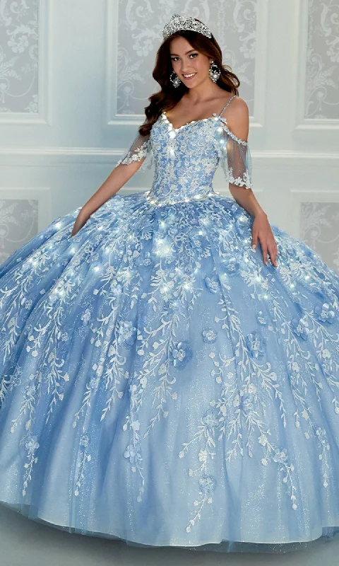 Women's Fashion Clothing Cold-Shoulder Princesa Quinceanera Dress PR12271