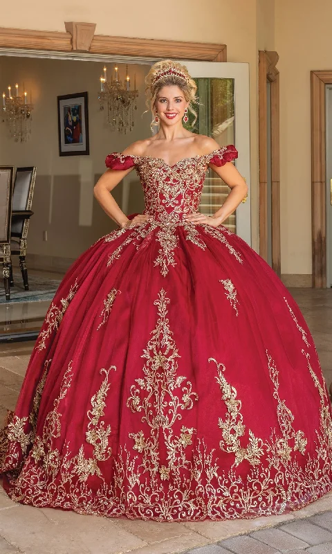 Women's Attire Quinceanera Dress 1697 with Embroidery