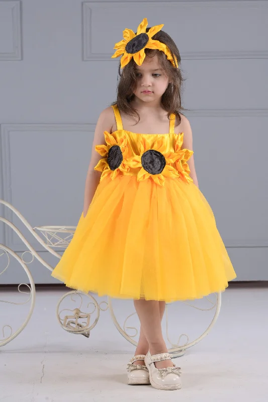 Holiday Special Offers Sunflower Magic Tutu Dress
