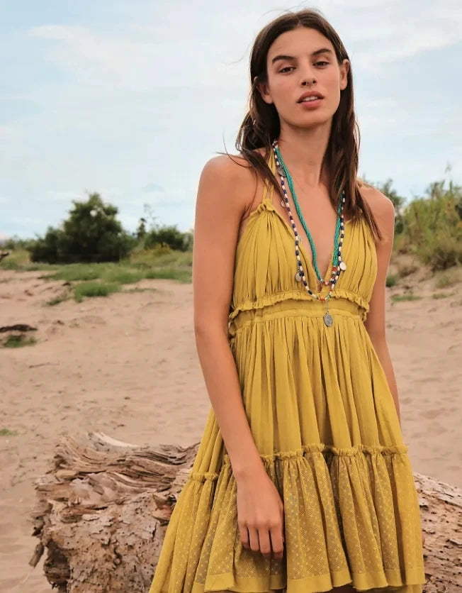 Limited-Time Offers On Top Styles FashionSierra - 2024 Summer Deep V Sexy Beach Holiday Casual Boho Dress Limited-Time Offers On Top Styles FashionSierra - 2024 Summer Deep V Sexy Beach Holiday Casual Boho Dress