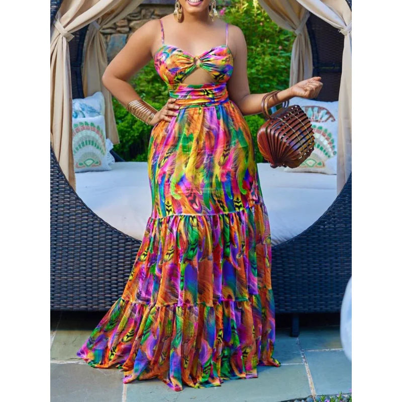 Get Ready To Save Like Never Before FashionSierra - 2024 Beach Vacation Sexy Fashion Leisure Maxi Boho Dress