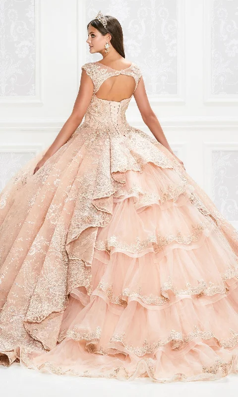 Sale Clearance Princesa Traditional Lace Quinceañera Dress PR12002