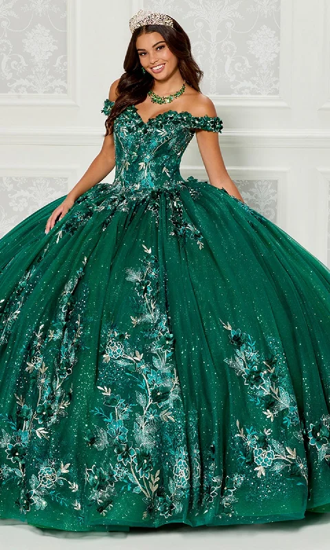 Daily Deals Princesa Quinceañera Dress PR12263 with 3-D Flowers