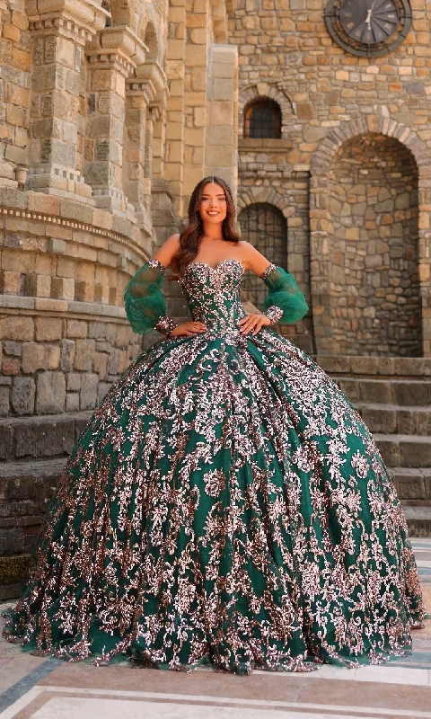 Fashionable Women's Clothes Sequin Quinceanera Dress: Amarra 54238