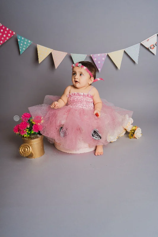 Exclusive Designer Collection Rose Bubble Tutu Dress