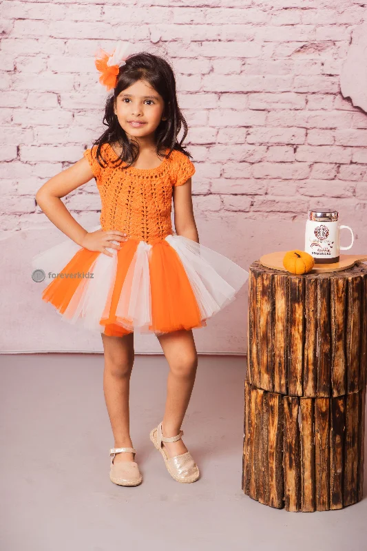 Chic Casual Wardrobe Essentials Orange Blaze Tutu Dress