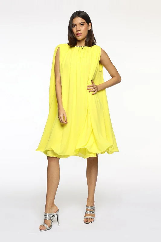 Sophisticated Outfits Bright Yellow Lucy Dress