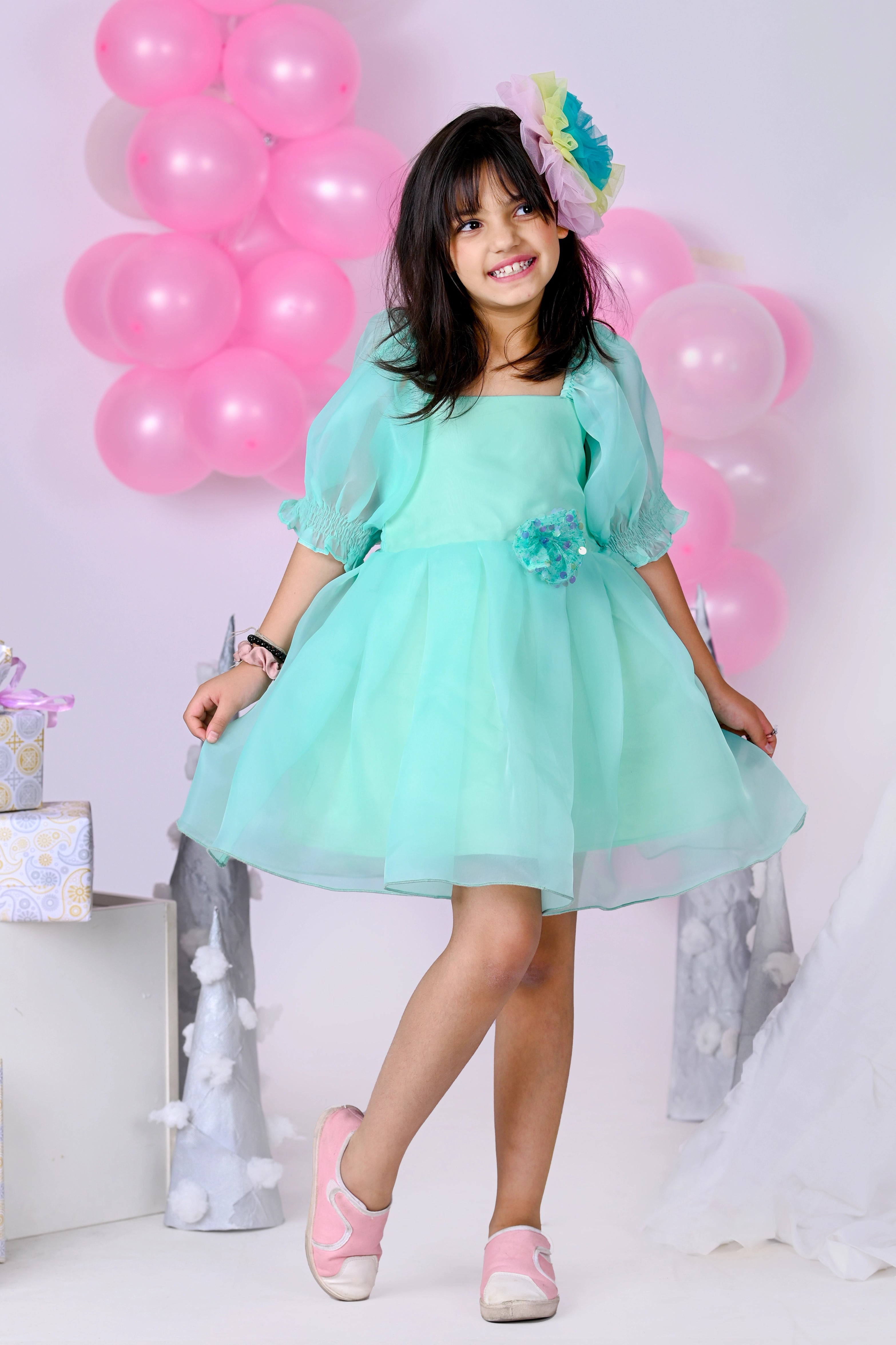 Workwear Fashion for Women Sea Cooler Organza Dress