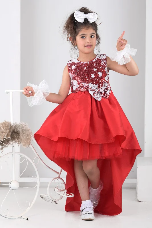 Winter Warm - Up Sale Ruby Princess Hi-Low Dress