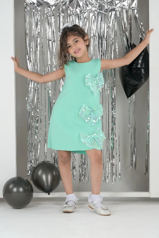 Everyday Fashion Signature Shimmer Bow Dress