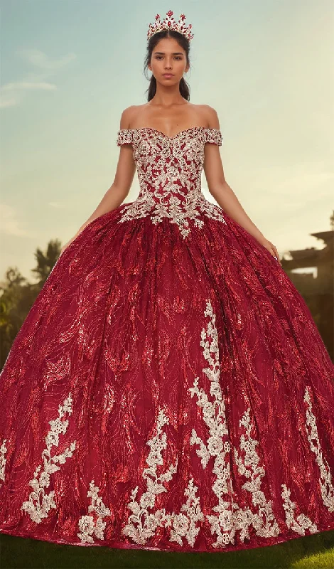 Trend Setting Wardrobe Burgundy Quinceanera Dress 1579