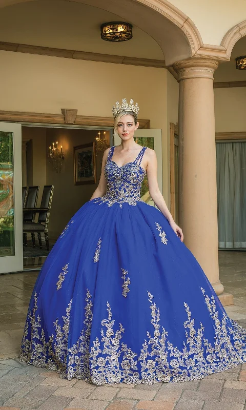 Trendy Urban Attire Royal Blue Quinceanera Dress 1593