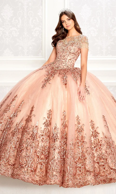 Women's Clothing for Every Occasion Short-Sleeve Quinceanera Dress: Princesa PR22026