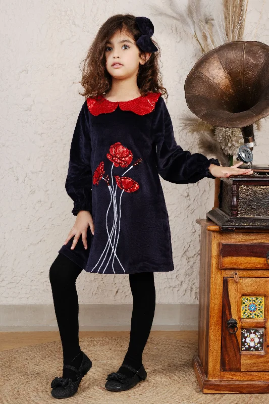 Redefining Women's Fashion Sequin Poppy Stitch Dress