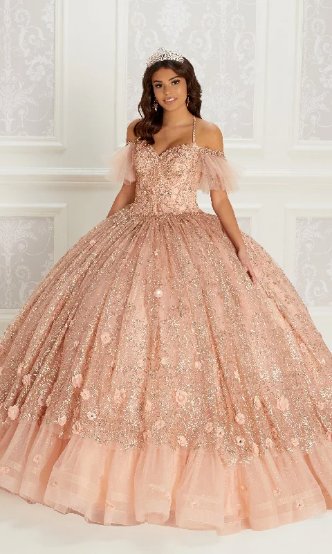 Romantic Detailing Quinceanera Dress PR22144 By Princesa