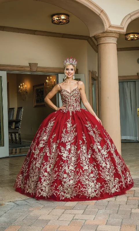 Sophisticated Cut Burgundy Red Quinceanera Dress 1616