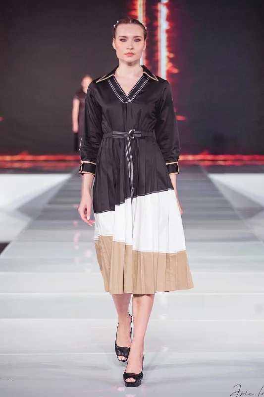 Today Only Multicolour Colourblock Bijli Dress