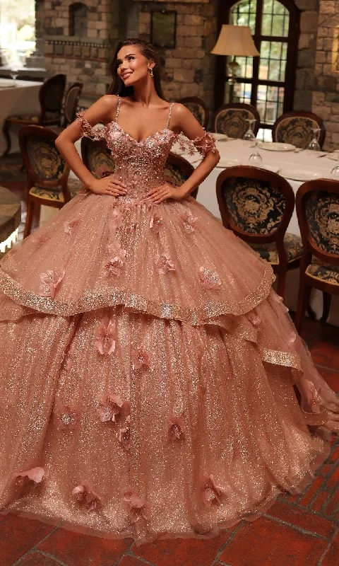 Flash Sale Starts Rose Gold Quinceanera Dress: Amarra 54244