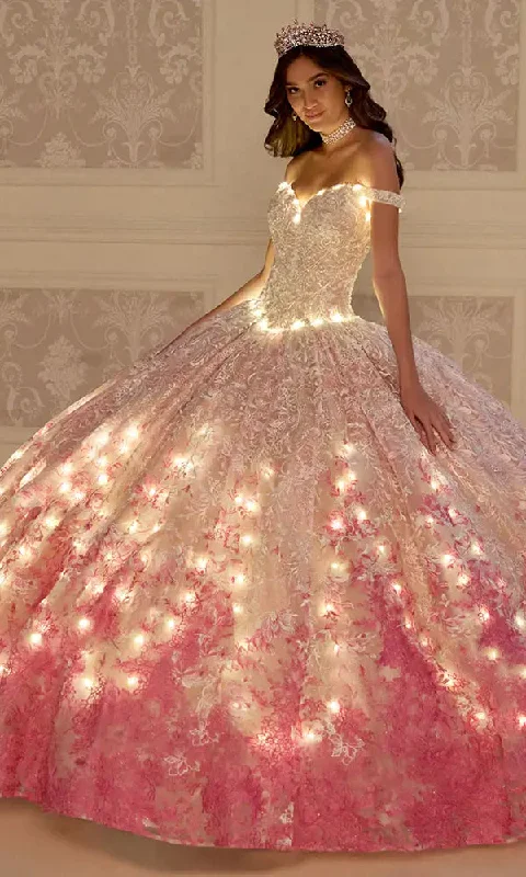 Everyday Basics PR12275 Princesa Quinceañera Dress in Black & Red