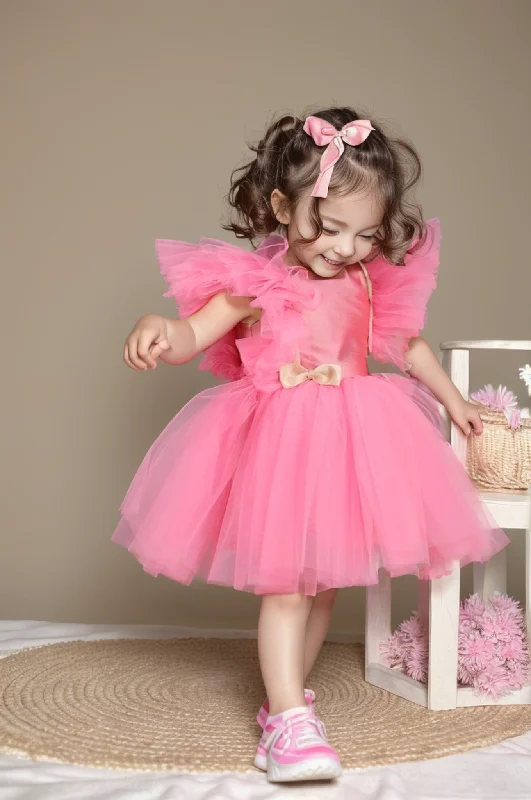Lighten Up With Nordic Styles Rosy Wings Butterfly Dress