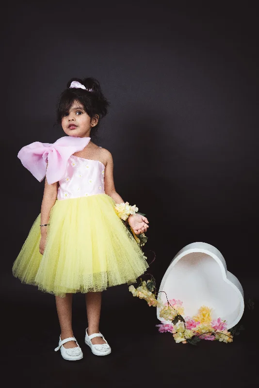 Sustainable Fashion Extravaganza Lime n Shine Bow Dress