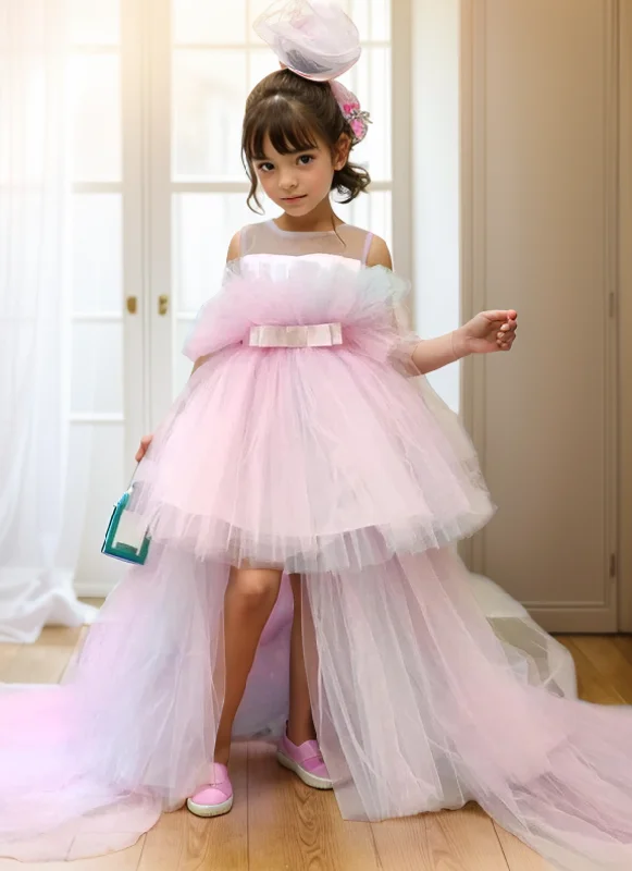 Stylish Looks Bubblegum Candy Tail Dress