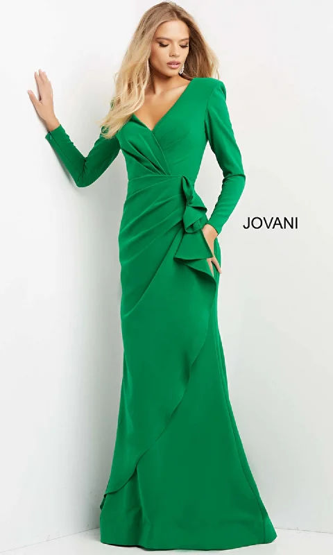 Trendy Women's Outfits for Casual Wear Long-Sleeve Formal Designer Dress: Jovani 06995