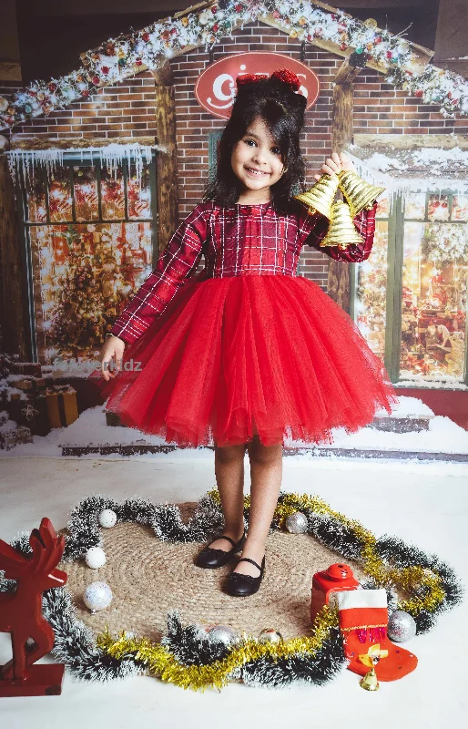 Huge Savings On Parisian Styles Holiday Plaid Dress
