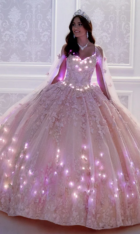 Step Ahead, Lead The Trend Glow-in-the-Dark Princesa Quinceañera Dress PR12261