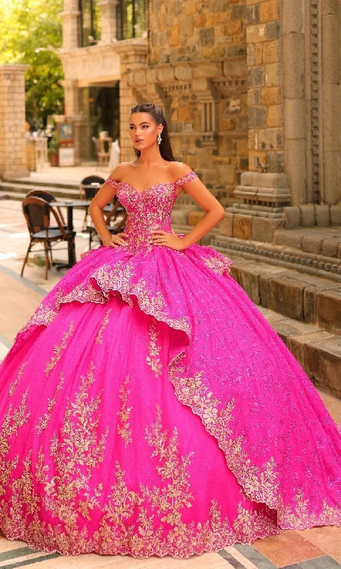 Women's Fashionable Clothing Sets 3D Flower Quinceanera Dress: Amarra 54235