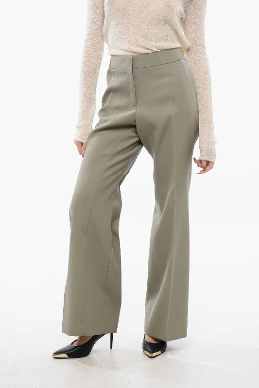 Jil Sander Wool Straight-Leg Pants Women's Evening Attire