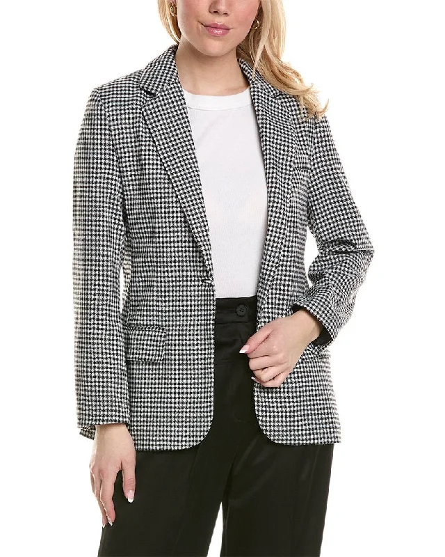 Colette Rose Printed Blazer Women Clothes