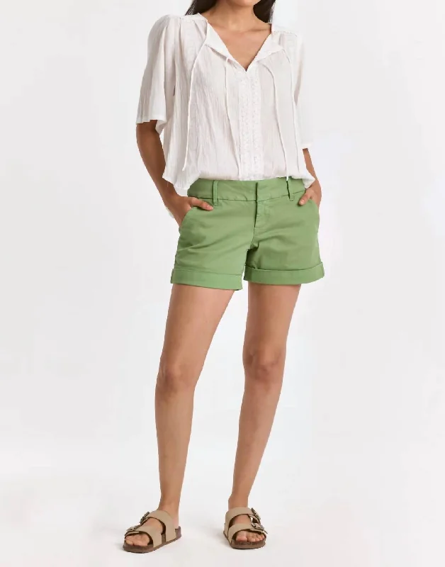 Hampton Short In Nephrite Versatile Women's Fashion