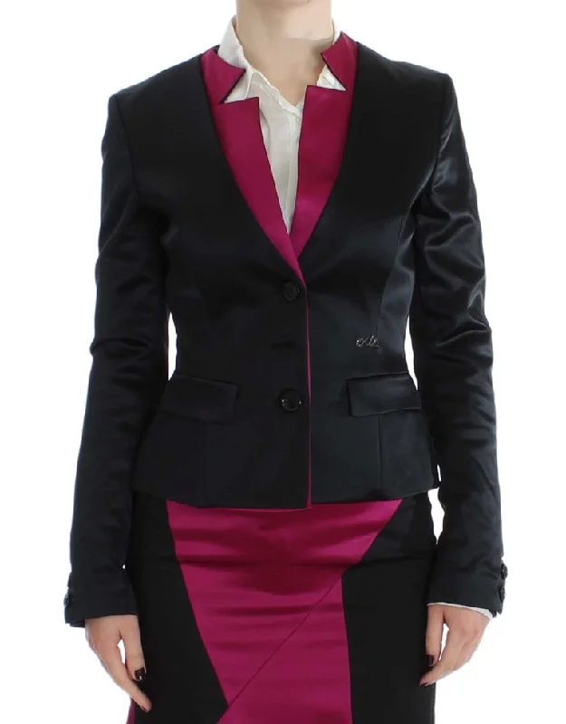 Exte  pink Stretch Blazer Women's Jacket Women's Seasonal Attire