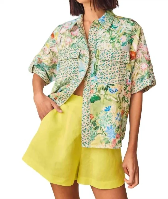 Ashton Shorts In Lime Women's Clothing Sale Online