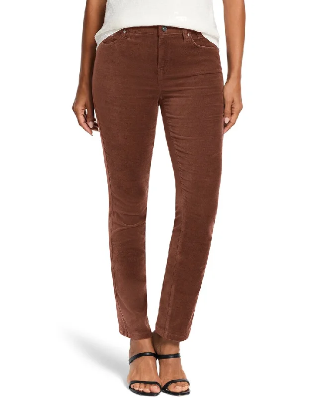 NIC+ZOE Daytrip Straight Velvet Pant Boho Chic Fashion