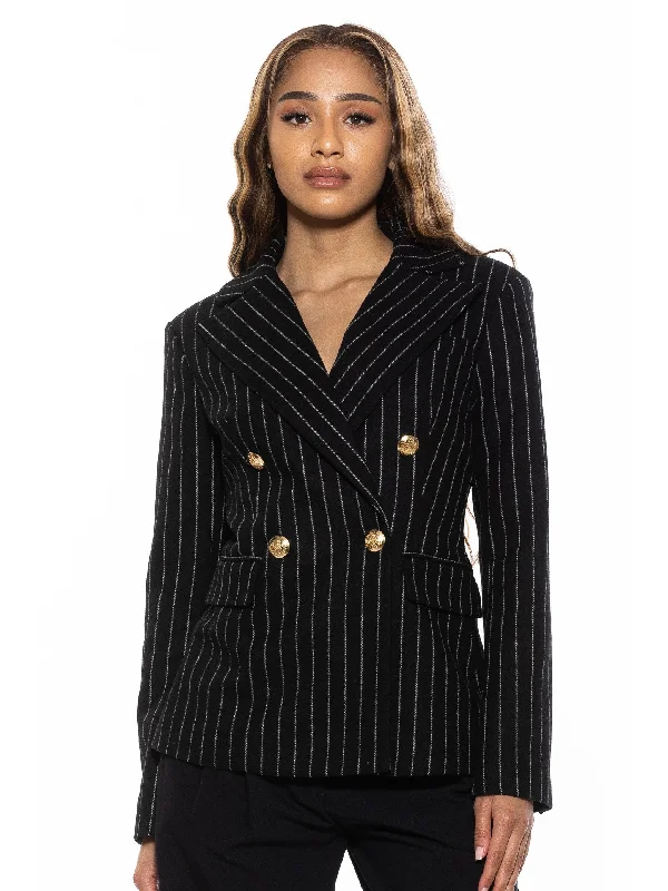 Farrah Stripe Blazer New Arrival Discounts