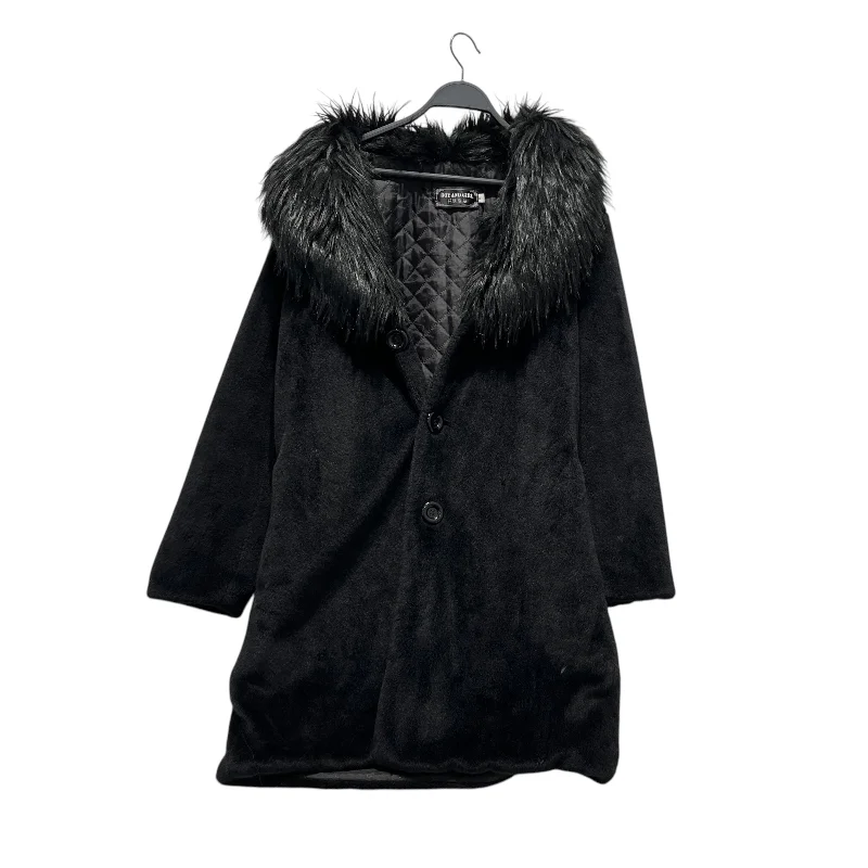 Boy and Girl/Coat/XL/BLK/faux fur collar Women's Formal Event Attire