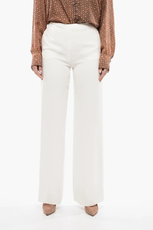 Valentino Silk Palazzo Pants Sporty Streetwear