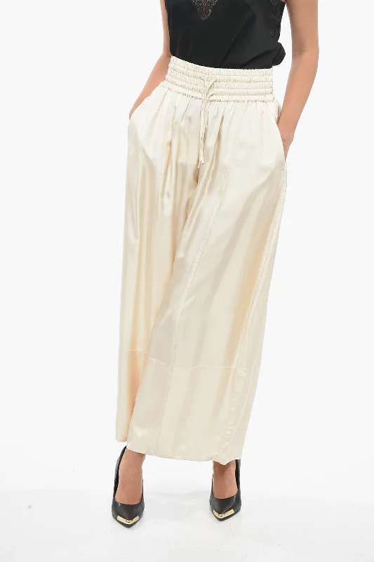 Jil Sander Viscose Baggy Pants with Drawstrings Early Bird Offer