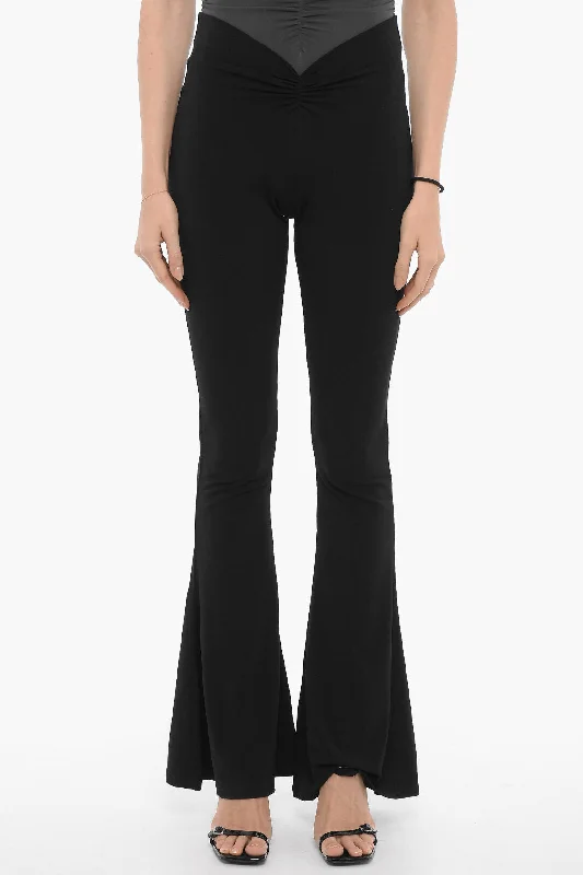 The Andamane Stretch Fabric Bootcut Pants with Elastic Waistband Women's Transitional Garments